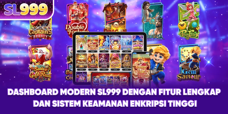 Dashboard Modern Sl999 dengan Fitur Lengkap dan Sistem Keamanan Enkripsi Tinggi